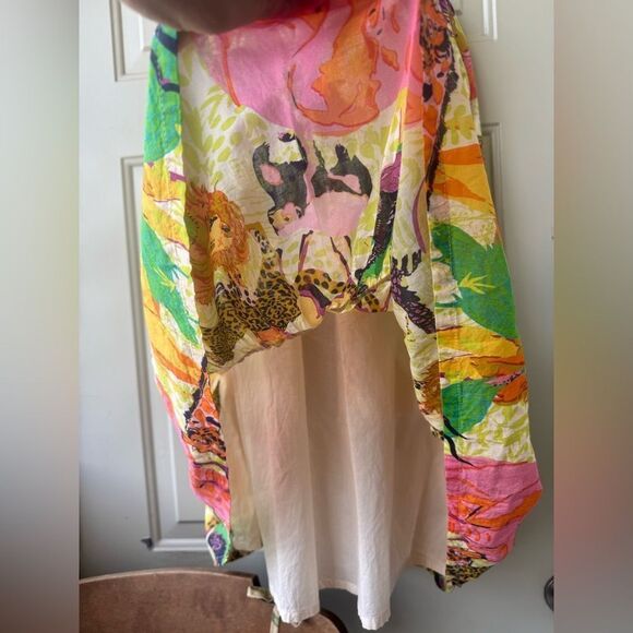 J Crew Tiered Popover Dress in Ratti
Safari Print - Picture 6 of 15